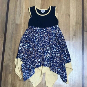 Girls handkerchief hem dress